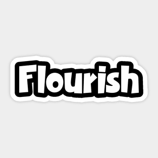 Flourish Sticker